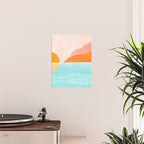 Island Sunset Abstract Landscape Poster Gallery Image 2