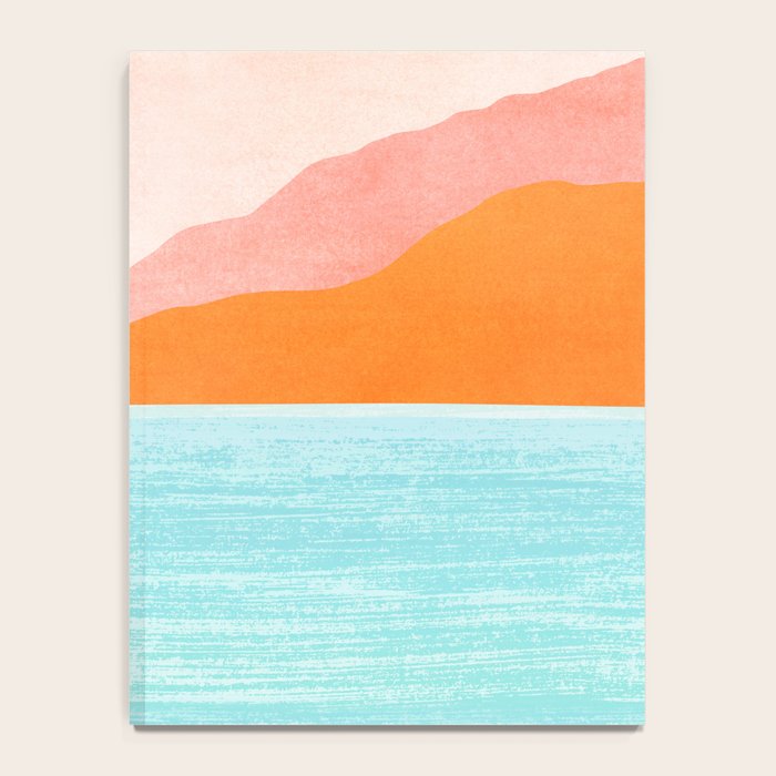 Island Sunset Abstract Landscape Notebook Gallery Image 4