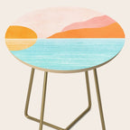 Island Sunset Abstract Landscape Side Table Gallery Image 2