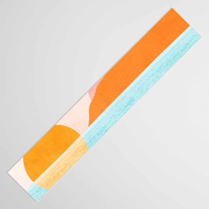 Island Sunset Abstract Landscape Table Runner Gallery Image 3