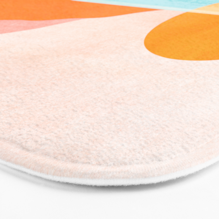 Island Sunset Abstract Landscape Bath Mat Gallery Image 3