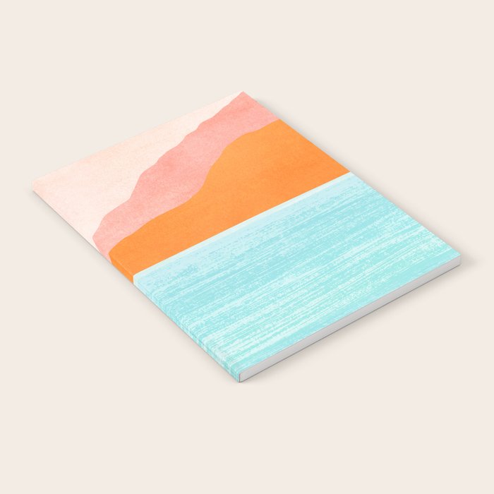 Island Sunset Abstract Landscape Notebook Gallery Image 1