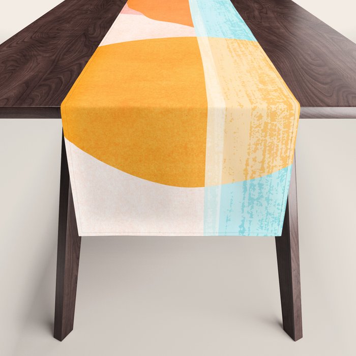 Island Sunset Abstract Landscape Table Runner Gallery Image 1