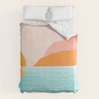Island Sunset Abstract Landscape Comforter Gallery Image 6