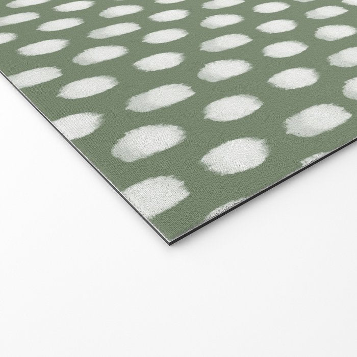 Dots . Green Welcome Mat Gallery Image 2