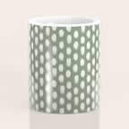 Dots . Green Coffee Mug Gallery Image 4