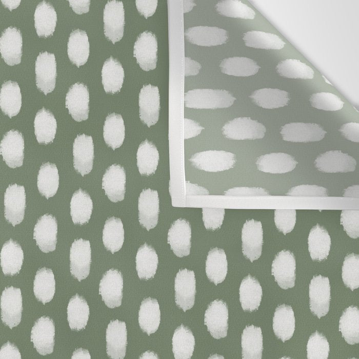 Dots . Green Wall Tapestry Gallery Image 3