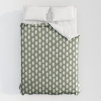 Dots . Green Duvet Cover Gallery Image 6
