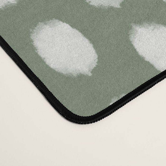 Dots . Green Desk Mat Gallery Image 4