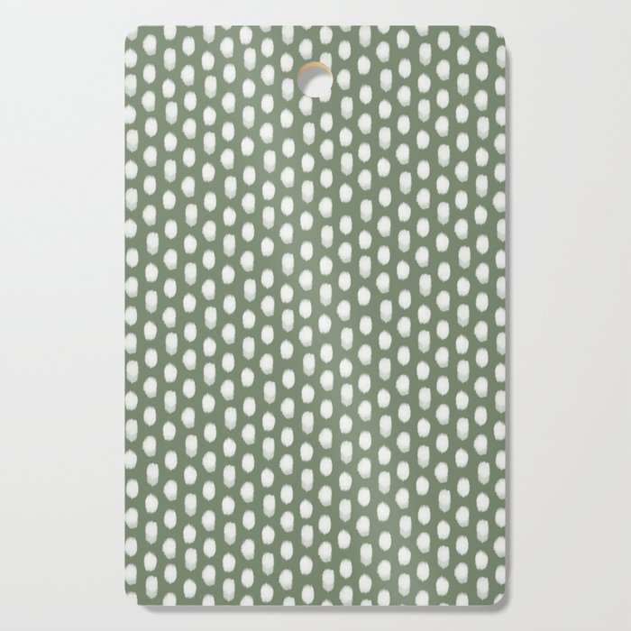 Dots . Green Cutting Board Gallery Image 1