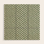 Dots . Green Wood Wall Art Gallery Image 1