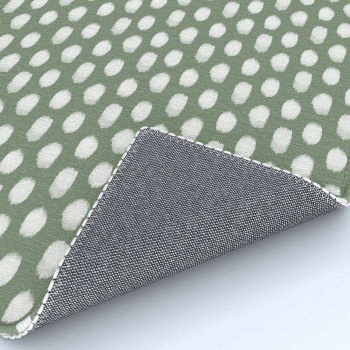 Dots . Green Rug Gallery Image 4