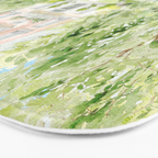 Wild flower meadow picnic in the French countryside Bath Mat Gallery Image 3