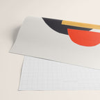 Minimalist Modern Mid Century Funky Colorful Primary Shapes Paper Collage by Ejaaz Haniff Wrapping Paper Gallery Image 2