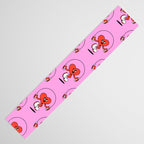 Retro love heart cartoon character pattern Table Runner Gallery Image 3