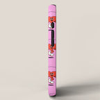 Retro love heart cartoon character pattern iPhone Case Gallery Image 2