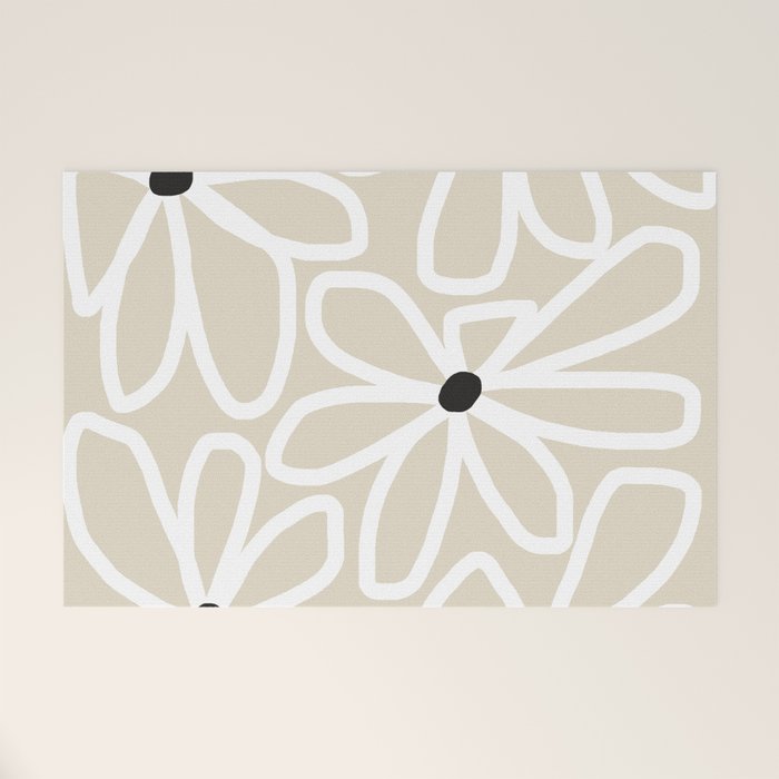 Daisy chain - neutral Welcome Mat Gallery Image 1