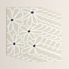 Daisy chain - neutral Wrapping Paper Gallery Image 3