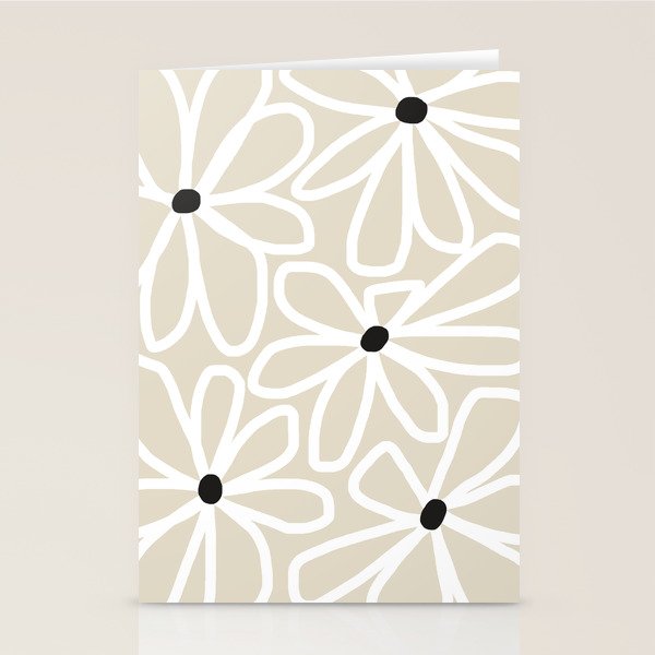 Daisy chain - neutral Stationery Card Gallery Image 2