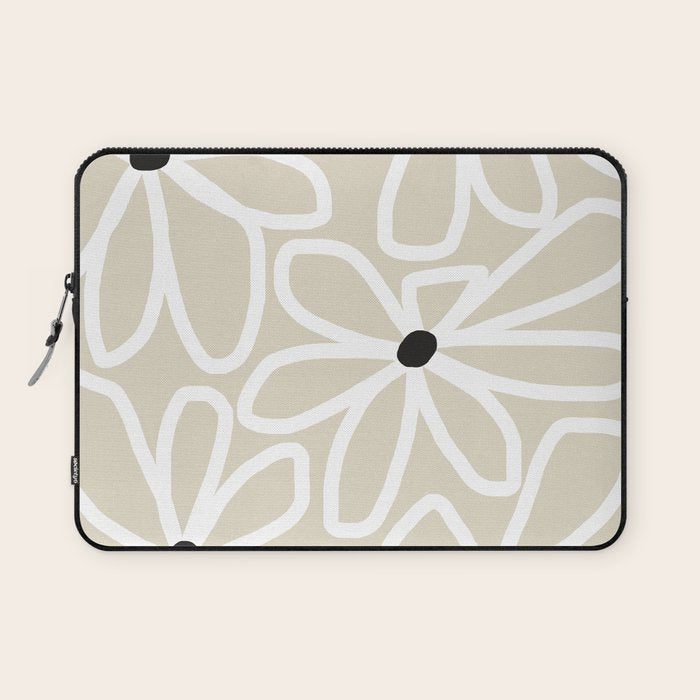Daisy chain - neutral Laptop Sleeve Gallery Image 1