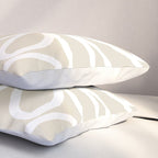 Daisy chain - neutral Pillow Sham Gallery Image 3