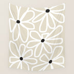 Daisy chain - neutral Wall Tapestry Gallery Image 4