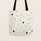 Daisy chain - neutral Tote Bag Gallery Image 1