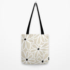 Daisy chain - neutral Tote Bag Gallery Image 2