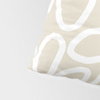 Daisy chain - neutral Pillow Sham Gallery Image 4