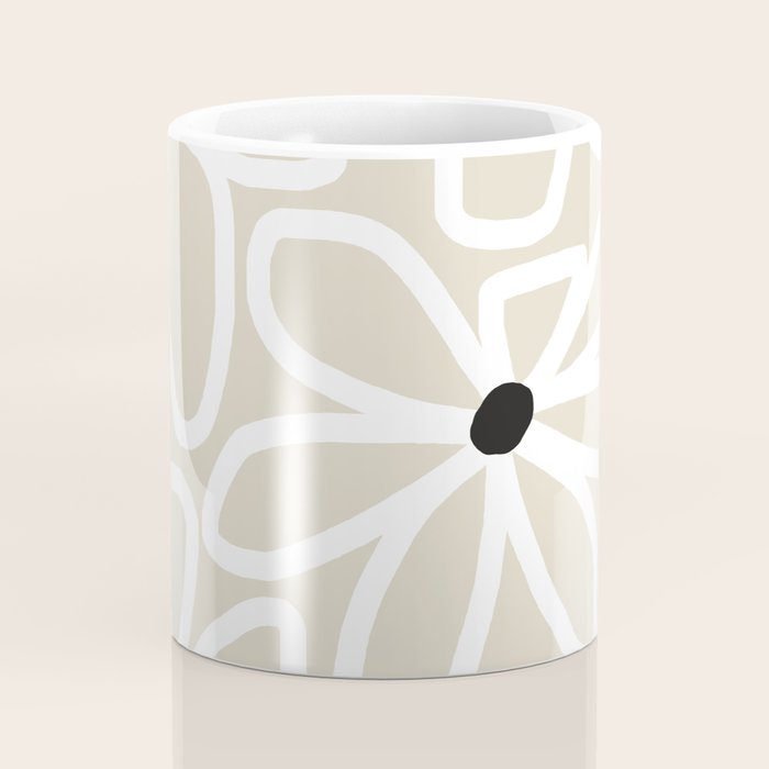 Daisy chain - neutral Coffee Mug Gallery Image 4