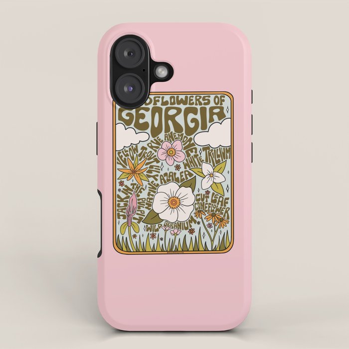 Georgia Wildflowers iPhone Case Gallery Image 1