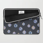 Disco balls party time pattern dark Laptop Sleeve Gallery Image 2
