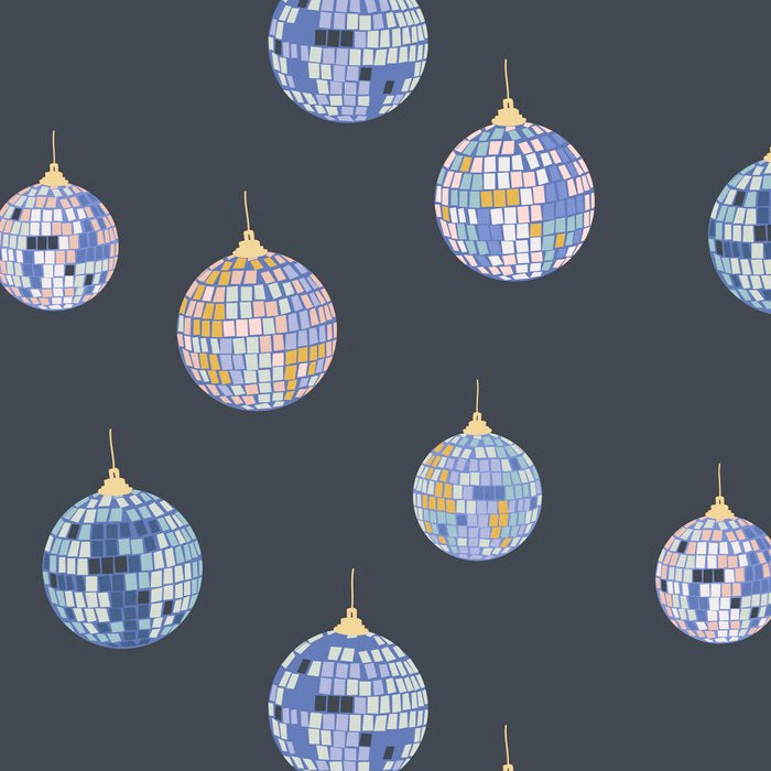Disco balls party time pattern dark Coffee Mug Gallery Image 2