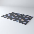 Disco balls party time pattern dark Rug Gallery Image 3
