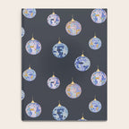 Disco balls party time pattern dark Notebook Gallery Image 4