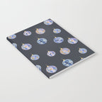 Disco balls party time pattern dark Notebook Gallery Image 2