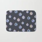 Disco balls party time pattern dark Bath Mat Gallery Image 1