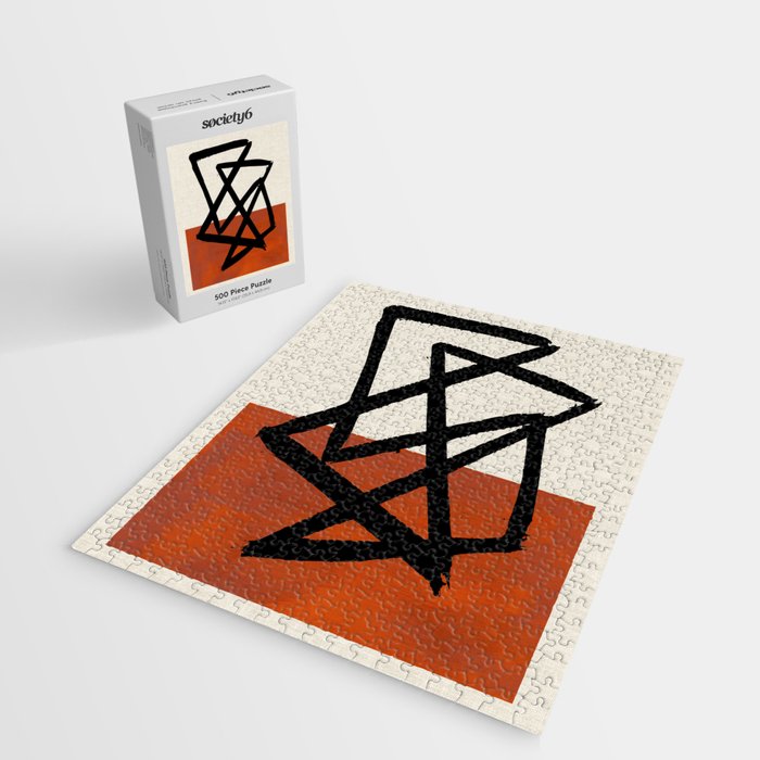 Orange Shards Jigsaw Puzzle Gallery Image 2