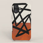 Orange Shards iPhone Case Gallery Image 1