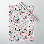 Cupcake Dolls Pattern Wrapping Paper Gallery Image 1