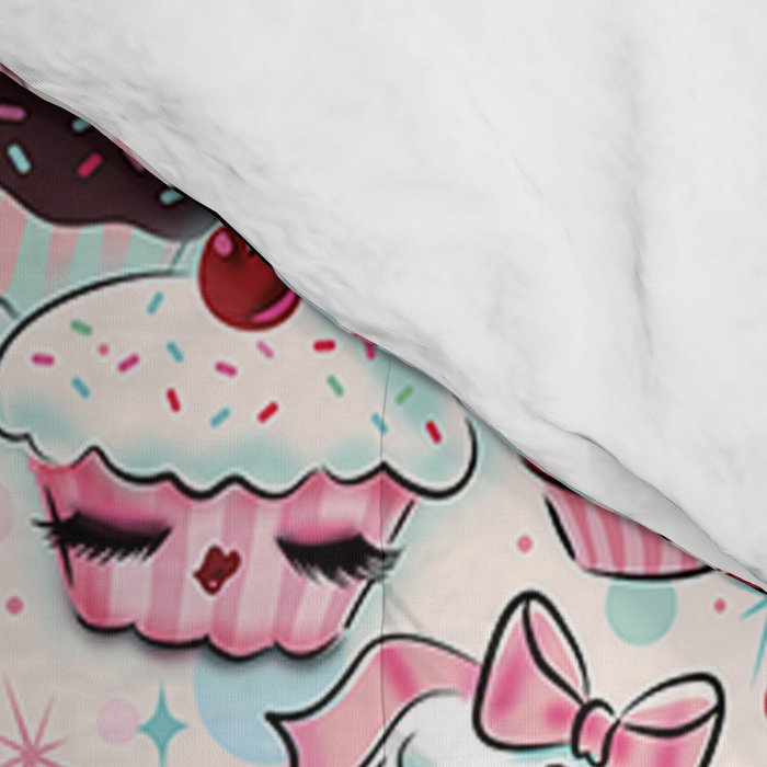 Cupcake Dolls Pattern Comforter Gallery Image 4
