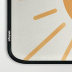 Peace Sun Face, Calm Happy Sunshine Watercolor Laptop Sleeve Gallery Image 3