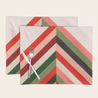 Chevron Christmas tree Placemat Gallery Image 1