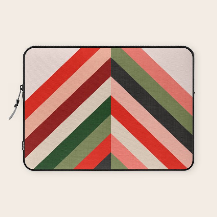 Chevron Christmas tree Laptop Sleeve Gallery Image 1