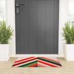 Chevron Christmas tree Welcome Mat Gallery Image 3