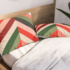 Chevron Christmas tree Pillow Sham Gallery Image 2