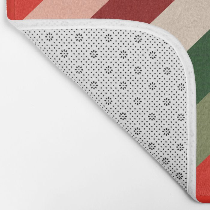 Chevron Christmas tree Bath Mat Gallery Image 2