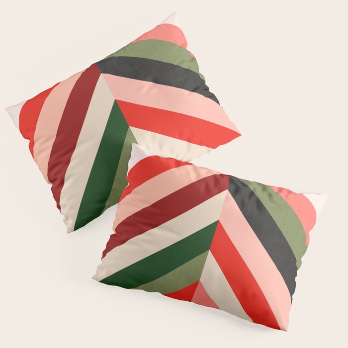 Chevron Christmas tree Pillow Sham Gallery Image 3