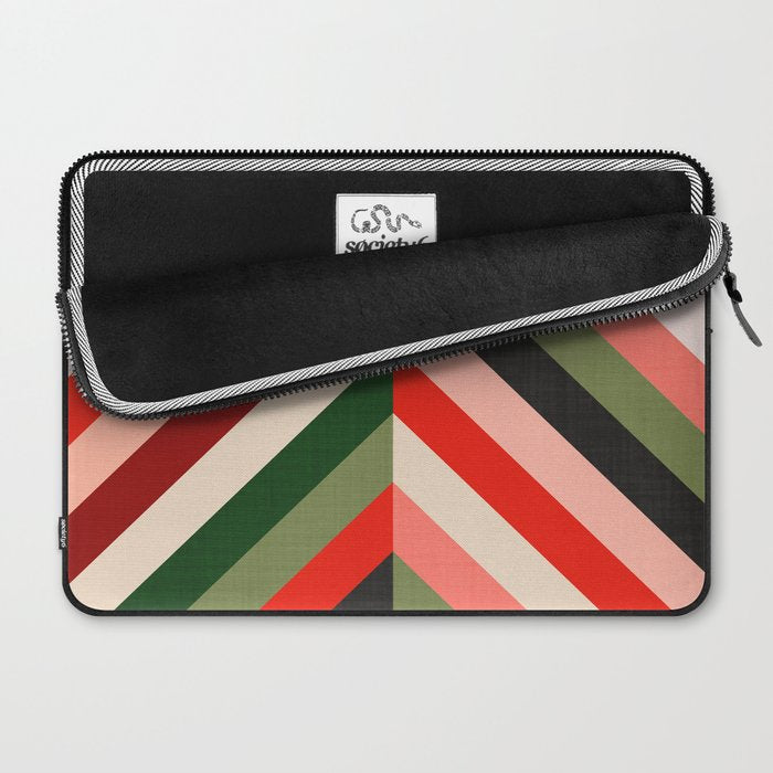 Chevron Christmas tree Laptop Sleeve Gallery Image 2