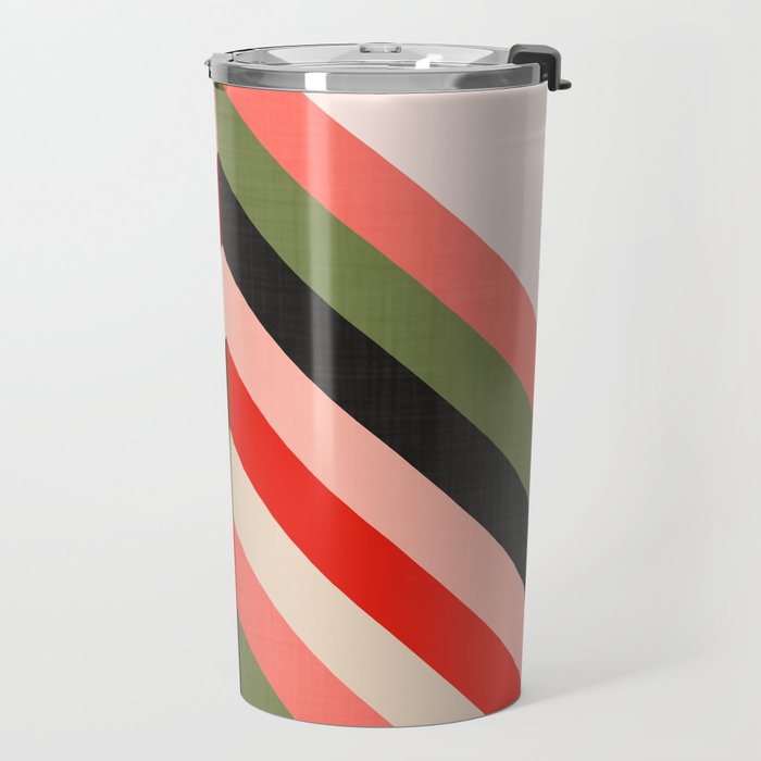 Chevron Christmas tree Travel Mug Gallery Image 2